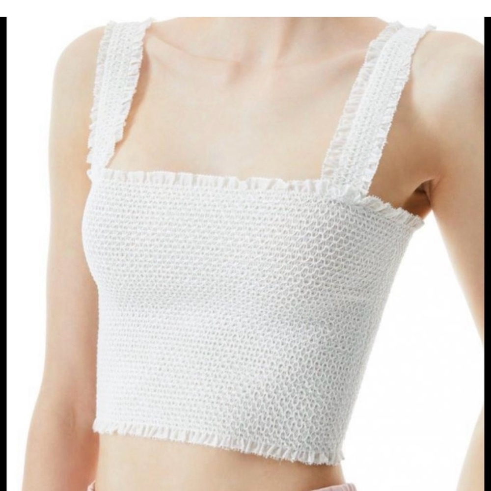 Alice + Olivia Penelope crop